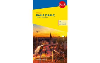 City Maps Falk Cityplan Halle (Saale) 1:17.500 Falk Verlag AG