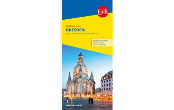 City Maps Falk Stadtplan Extra Dresden 1:20.000 Falk Verlag AG