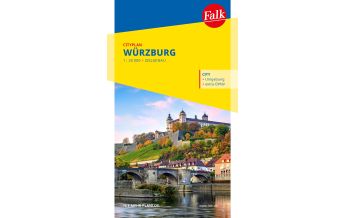 Stadtpläne Falk Cityplan Würzburg 1:15.000 Falk Verlag AG