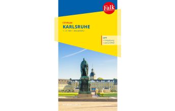 City Maps Falk Cityplan Karlsruhe 1:21.500 Falk Verlag AG