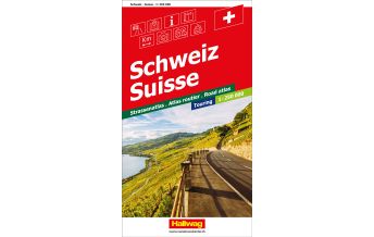 Reise- und Straßenatlanten Schweiz CH-Touring Hallwag Verlag
