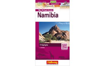 Straßenkarten Afrika Namibia Flash Guide Hallwag Verlag