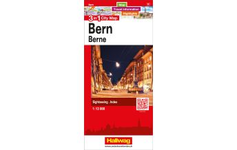 Stadtpläne Bern 3 in 1 City Map Hallwag Verlag