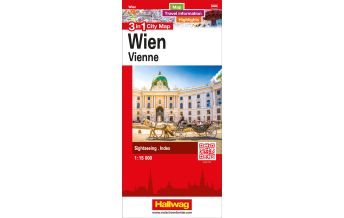 Stadtpläne Wien 3 in 1 City Map Hallwag Verlag