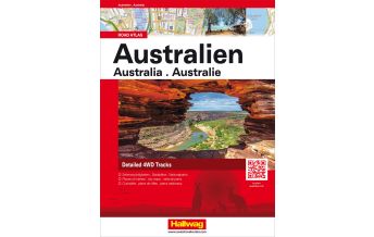 Reise- und Straßenatlanten Australien Road Atlas Hallwag Verlag