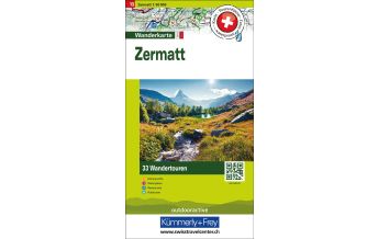 Hiking Maps Switzerland Zermatt Nr. 13 Touren-Wanderkarte 1:50 000 Hallwag Kümmerly+Frey AG