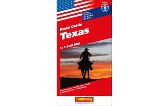 Straßenkarten Texas Nr. 09 USA Road Guide 1:1 Mio. Hallwag Verlag
