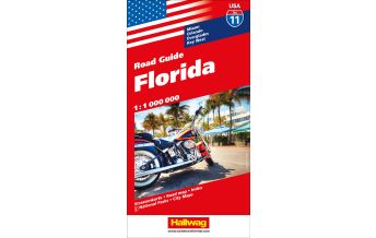 Straßenkarten Florida Nr. 11 USA Road Guide 1:1 Mio. Hallwag Verlag