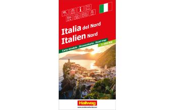 Straßenkarten Italien Italien Nord Strassenkarte 1:650 000 Hallwag Verlag