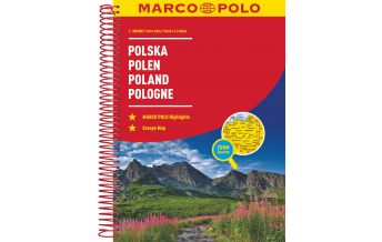 Reise- und Straßenatlanten MARCO POLO Reiseatlas Polen 1:300 000 Mairs Geographischer Verlag Kurt Mair GmbH. & Co.