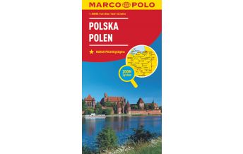 Straßenkarten MARCO POLO Länderkarte Polen 1:800 000 Mairs Geographischer Verlag Kurt Mair GmbH. & Co.