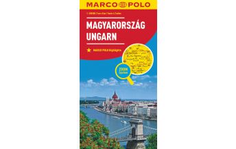 Straßenkarten MARCO POLO Länderkarte Ungarn 1:300 000 Mairs Geographischer Verlag Kurt Mair GmbH. & Co.