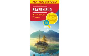 Straßenkarten MARCO POLO Regionalkarte Deutschland Blatt 13 Bayern Süd 1:200 000 Mairs Geographischer Verlag Kurt Mair GmbH. & Co.