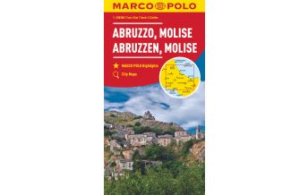 Road Maps MARCO POLO Straßenkarte Italien 10, Abruzzen, Molise 1:200 000 Mairs Geographischer Verlag Kurt Mair GmbH. & Co.