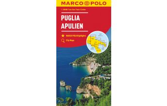 Straßenkarten MARCO POLO Straßenkarte Italien 11, Apulien 1:200 000 Mairs Geographischer Verlag Kurt Mair GmbH. & Co.