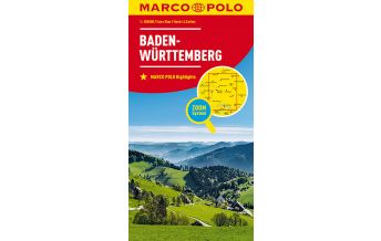 Road Maps MARCO POLO Straßenkarte 11 Deutschland, Baden-Württemberg 1:200 000 Mairs Geographischer Verlag Kurt Mair GmbH. & Co.