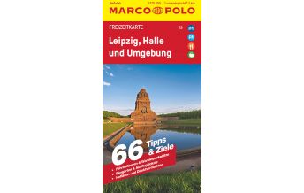 Road Maps Germany MARCO POLO Freizeitkarte 19 Leipzig, Halle und Umgebung 1:120.000 Mairs Geographischer Verlag Kurt Mair GmbH. & Co.