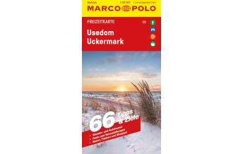 Straßenkarten MARCO POLO Freizeitkarte 9 Usedom, Uckermark 1:100.000 Mairs Geographischer Verlag Kurt Mair GmbH. & Co.