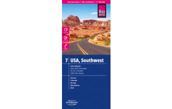 Straßenkarten Nord- und Mittelamerika World Mapping Project Reise Know-How Landkarte USA 07, Südwest (1:1.250.000) : Arizona Colorado Nevada Utah New Mexico Reise Know-How