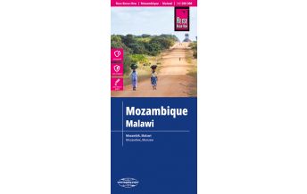 Straßenkarten World Mapping Project Reise Know-How Landkarte Mosambik, Malawi (1:1.200.000). Mozambique, Malawi / Mocambique, Malawi Reise Know-How