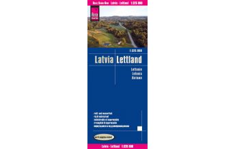 Road Maps Baltic states Reise Know-How Landkarte Lettland (1:325.000). Latvia / Lettonie / Letonia Reise Know-How