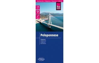 Straßenkarten Griechenland Reise Know-How Landkarte Peloponnese / Peloponnes (1:200.000) Reise Know-How