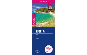 Straßenkarten Kroatien Reise Know-How Landkarte Istrien / Istria (1:70.000) Reise Know-How