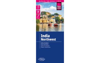 Straßenkarten Reise Know-How Landkarte Indien, Nordwest / India, Northwest (1:1.300.000) Reise Know-How