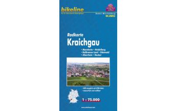 Radkarten Bikeline-Radkarte RK-BW03, Kraichgau 1:75.000 Verlag Esterbauer GmbH
