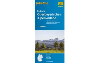 Cycling Maps Bikeline-Radkarte RK-BAY16, Oberbayerisches Alpenvorland 1:75.000 Verlag Esterbauer GmbH