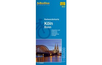Radkarten Deutschland Bikeline-Radwanderkarte RW-K1, Köln, Bonn 1:60.000 Verlag Esterbauer GmbH