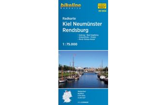 Cycling Maps Bikeline-Radkarte RK-SH04, Kiel, Neumünster, Rendsburg 1:75.000 Verlag Esterbauer GmbH