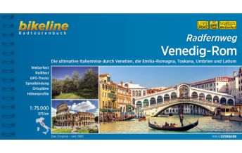 Cycling Guides Bikeline-Radtourenbuch Radfernweg Venedig-Rom 1:75.000 Verlag Esterbauer GmbH