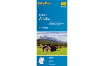 Cycling Maps Bikeline-Radkarte RK-BAY18, Allgäu 1:75.000 Verlag Esterbauer GmbH