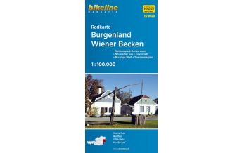 Radkarten Bikeline Radkarte RK-BGLD, Burgenland, Wiener Becken 1:100.000 Verlag Esterbauer GmbH