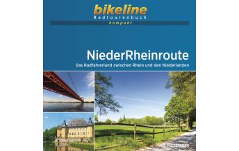 Radführer Bikeline Radtourenbuch kompakt Niederrheinroute 1:60.000 Verlag Esterbauer GmbH