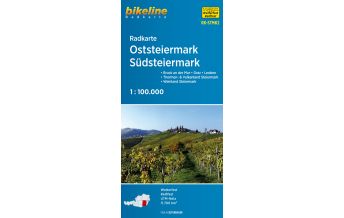 Cycling Maps Bikeline Radkarte RK-STMK2, Oststeiermark, Südsteiermark 1:100.000 Verlag Esterbauer GmbH