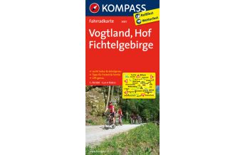 Cycling Maps Radkarte Vogtland - Hof - Fichtelgebirge Kompass-Karten GmbH