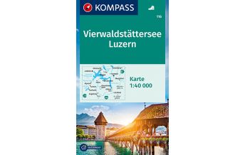 Hiking Maps Switzerland Vierwaldstätter See - Luzern Kompass-Karten GmbH