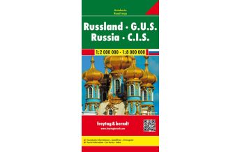 f&b Road Maps Russland - G.U.S., Autokarte 1:2 - 1:8 Mio. Freytag-Berndt und ARTARIA