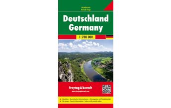 f&b Straßenkarten freytag & berndt Auto + Freizeitkarte Deutschland 1:700.000 Freytag-Berndt und ARTARIA