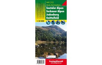 f&b Wanderkarten WK 212 Seetaler Alpen - Seckauer Alpen - Judenburg - Knittelfeld, Wanderkarte 1:50.000 Freytag-Berndt und ARTARIA