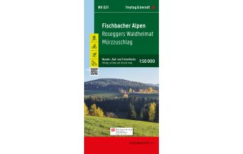 f&b Hiking Maps Fischbacher Alpen, Wander-, Rad- und Freizeitkarte 1:50.000, freytag & berndt, WK 021 Freytag-Berndt und ARTARIA