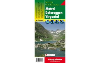 f&b Hiking Maps WK 123 Matrei - Defereggen - Virgental, Wanderkarte 1:50.000 Freytag-Berndt und ARTARIA