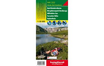 f&b Hiking Maps WK 222 Bad Kleinkirchheim, Biosphärenpark Nockberge, Millstätter See, Turracher Höhe, Radenthein, Wanderkarte 1:50.000 Freytag-Berndt und ARTARIA