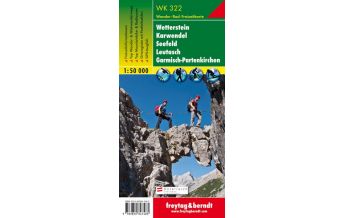 f&b Hiking Maps WK 322 Wetterstein - Karwendel - Seefeld - Leutasch - Garmisch Partenkirchen, Wanderkarte 1:50.000 Freytag-Berndt und ARTARIA