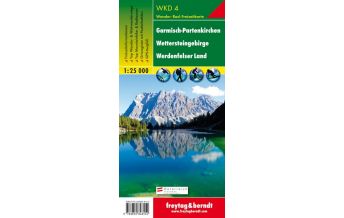 f&b Hiking Maps WK D 4 Garmisch-Partenkirchen - Wettersteingebirge - Werdenfelser Land, Wanderkarte 1:25.000 Freytag-Berndt und ARTARIA