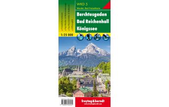 f&b Hiking Maps WK D5 Berchtesgaden - Bad Reichenhall - Königssee, Wanderkarte 1:25.000 Freytag-Berndt und ARTARIA