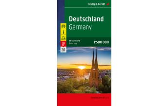 f&b Road Maps Deutschland, Straßenkarte 1:500.000, freytag & berndt Freytag-Berndt und ARTARIA