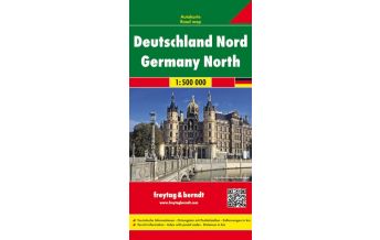 f&b Road Maps freytag & berndt Auto + Freizeitkarte Deutschland Nord 1:500.000 Freytag-Berndt und ARTARIA